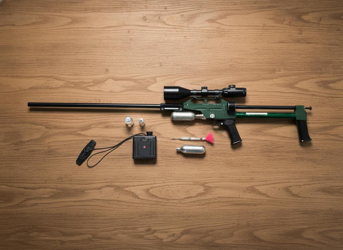 Fusil hypodermique pour téléanesthésie